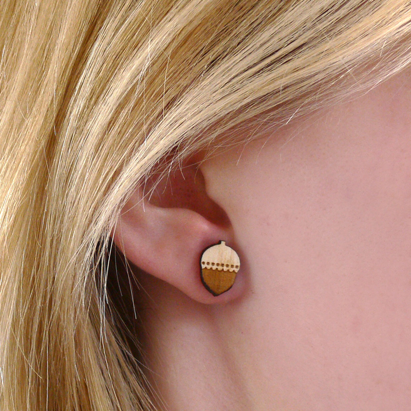 Acorn Earrings - Image 3