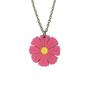 Pink Cosmos Necklace