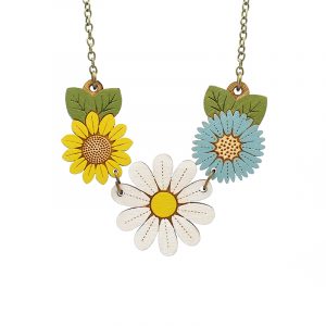 layla amber wildflower necklace