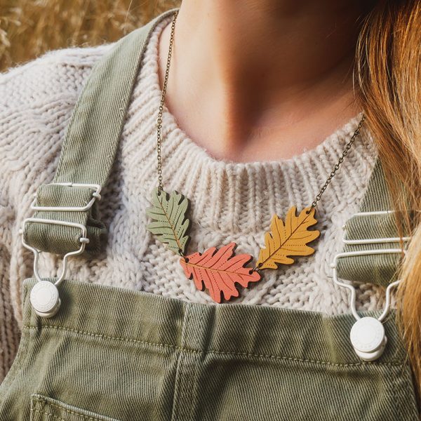 Oak Leaves Necklace - Image 2
