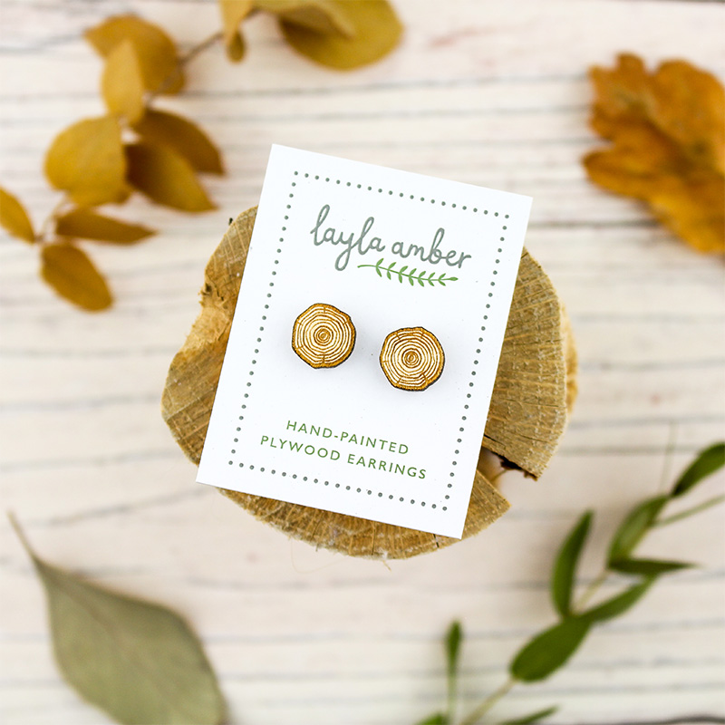 Log Earrings - Image 2