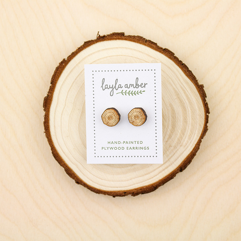 Log Earrings - Image 3