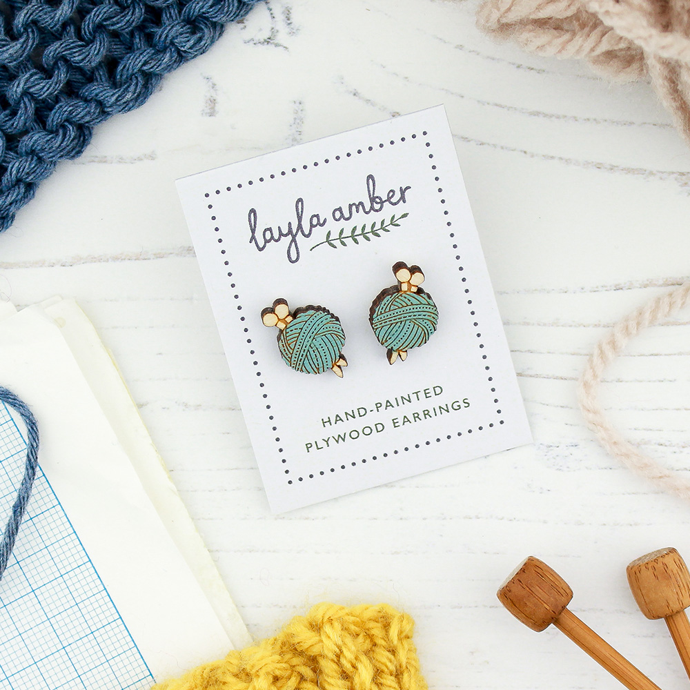 Knitting Earrings - Image 4