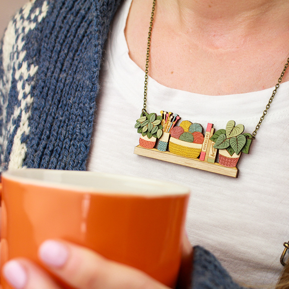 Happy Knitting Necklace - Image 3