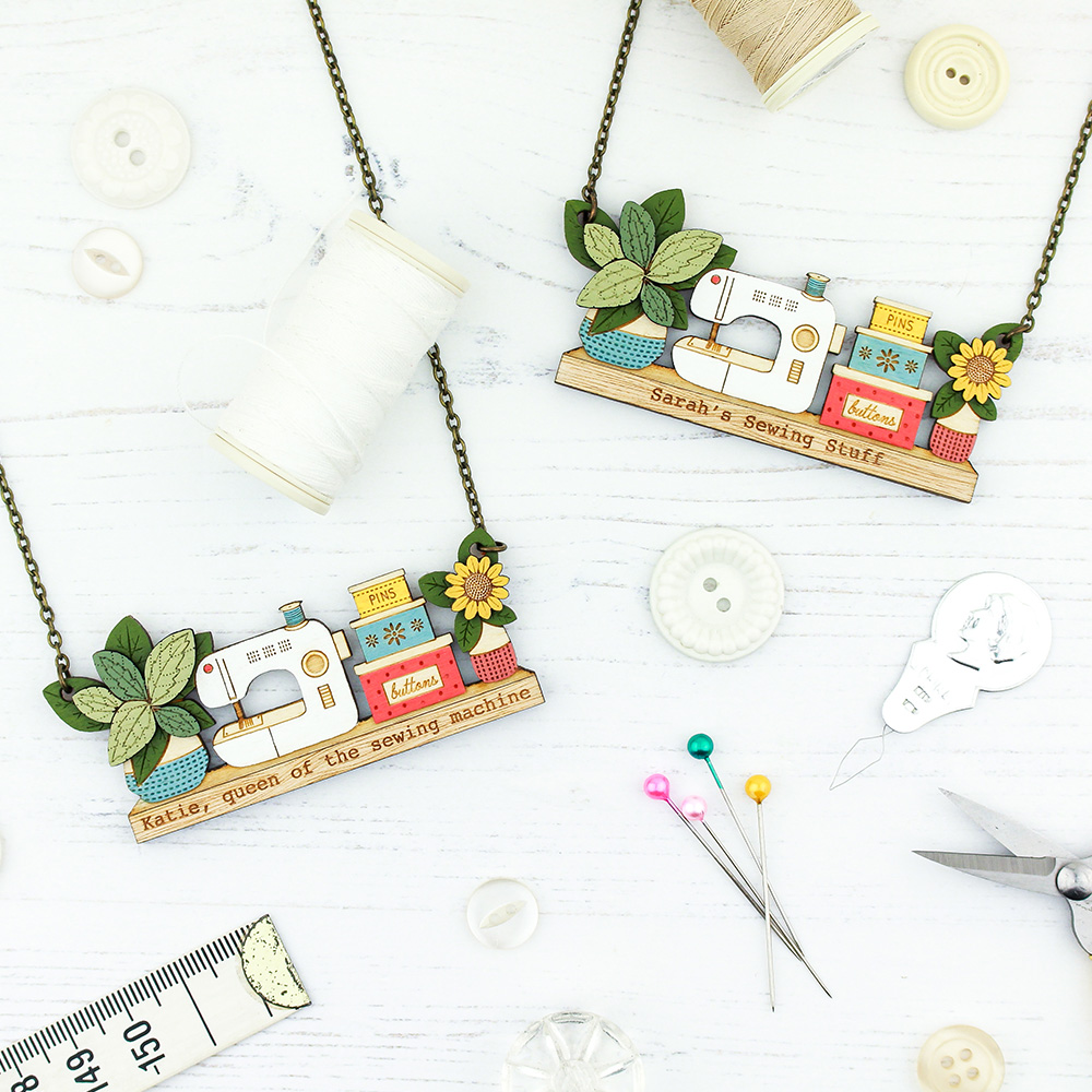 Happy Sewing Necklace - Image 4