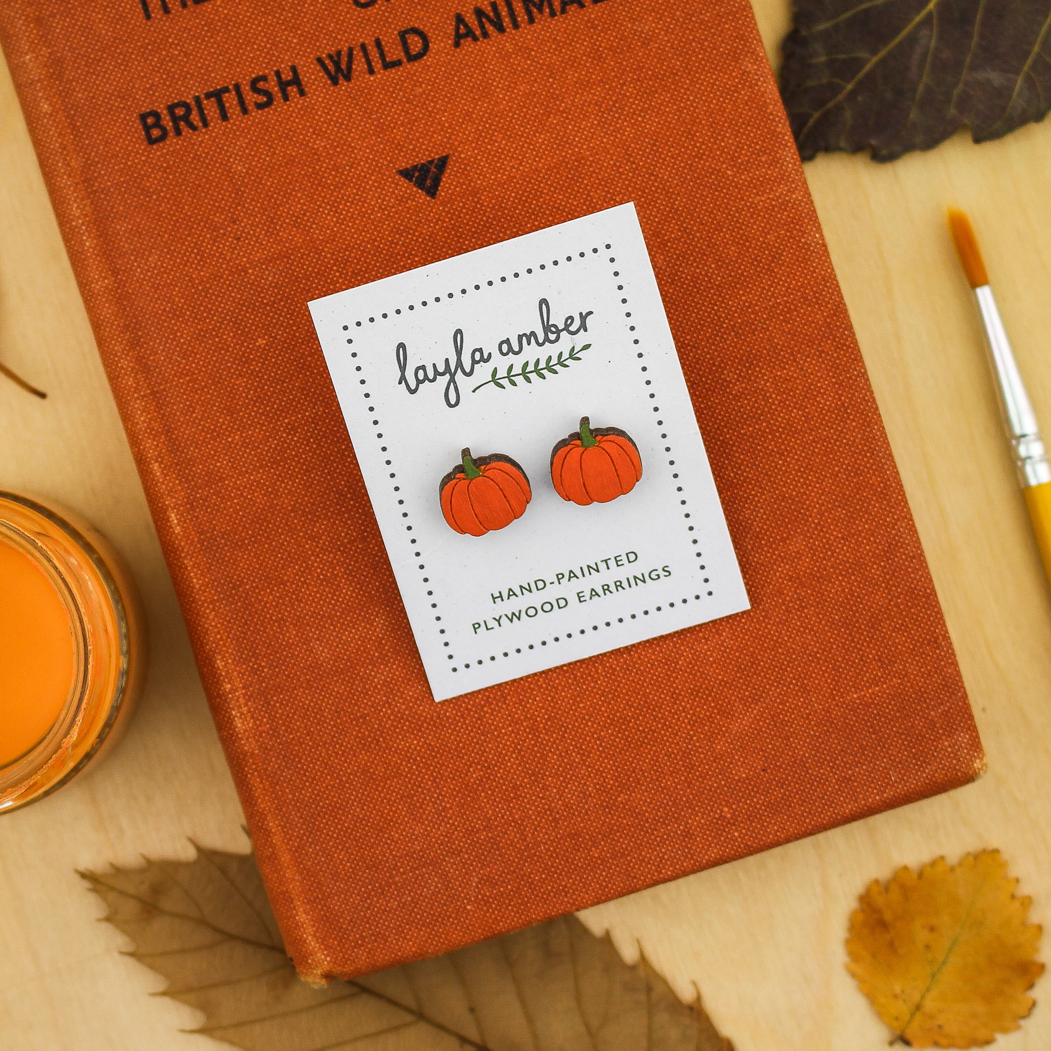 Pumpkin Earrings - Image 2