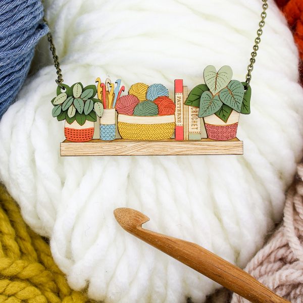 Happy Crochet Necklace - Image 3
