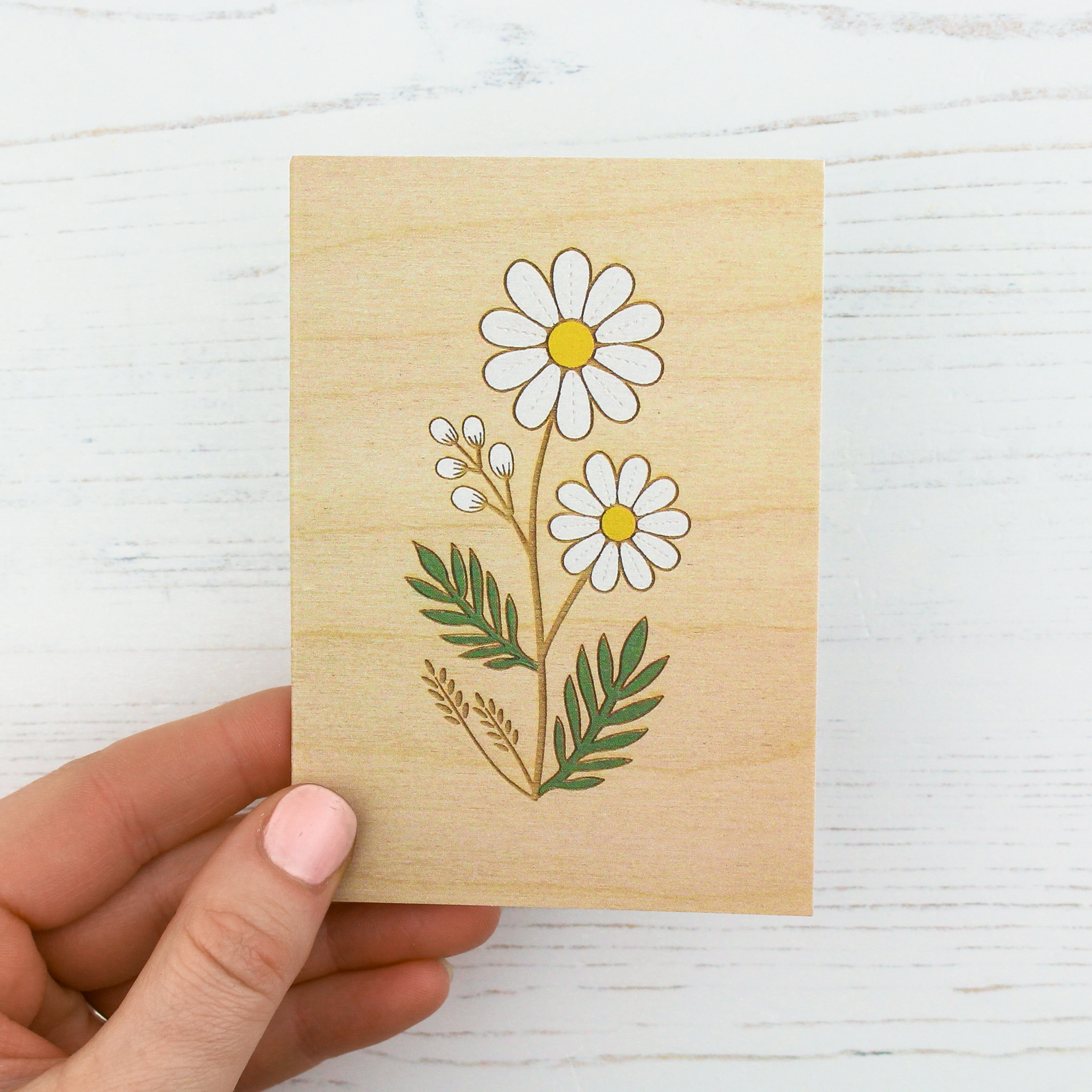 'Daisy' Mini Greetings Card - Image 3