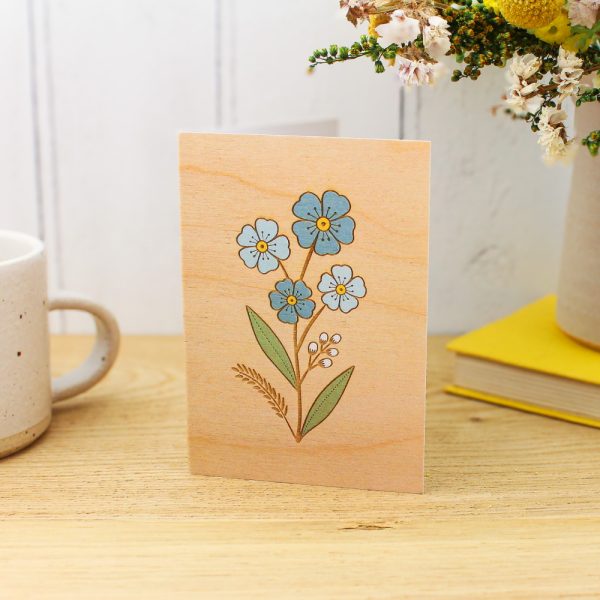 'Forget Me Not' Mini Greetings Card - Image 3
